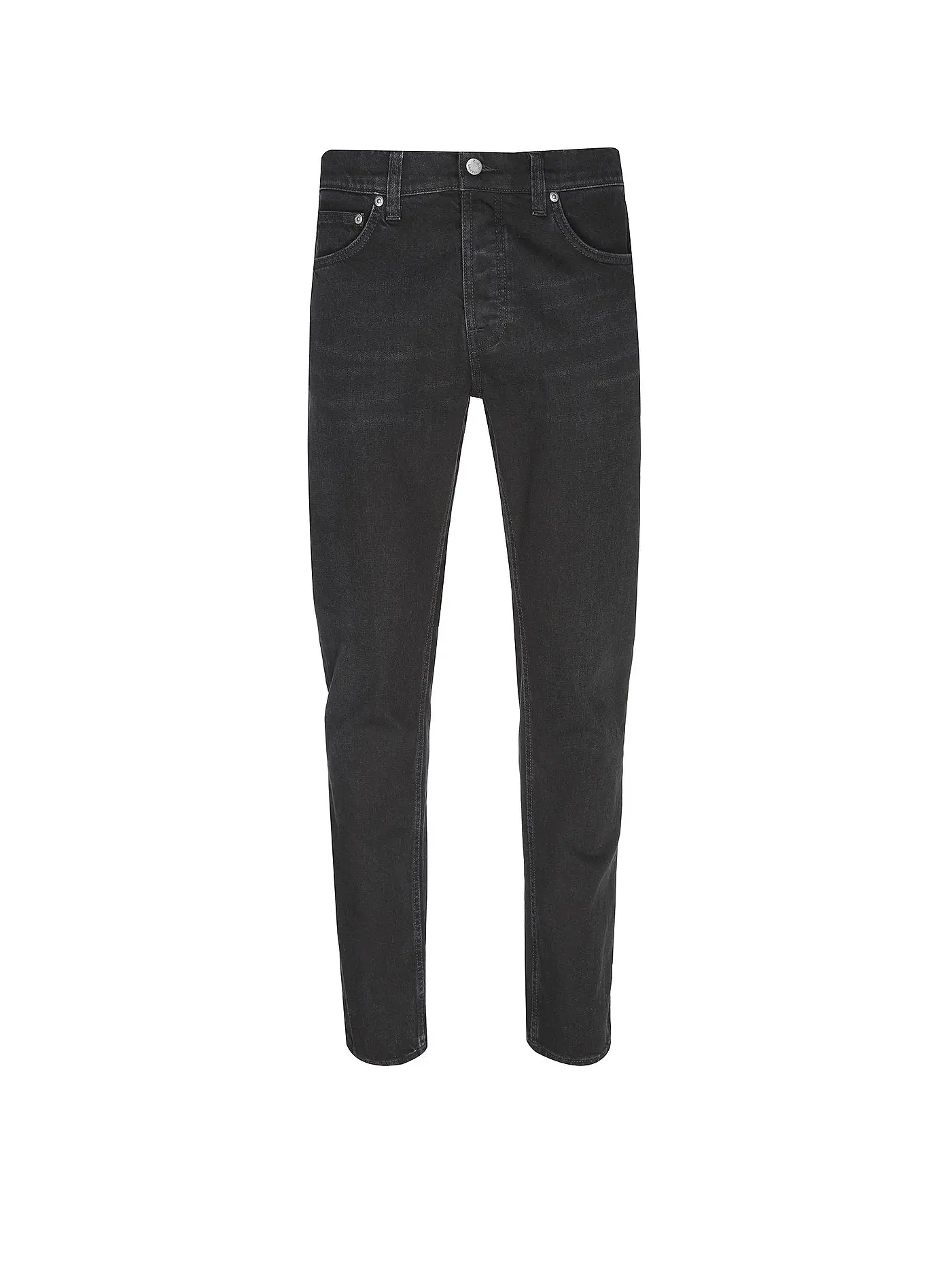 NUDIE JEANS | Jeans Regular Fit SOLID OLLIE BLACK STEEL | 